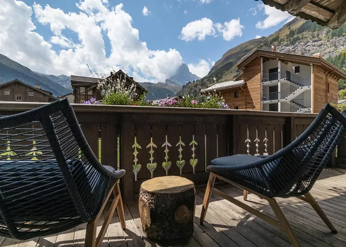 Village With Matterhorn View